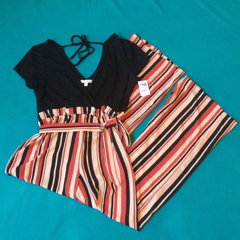 Striped Jumpsuit